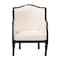 Bali & Pari Elizette Traditional French Beige Fabric and Black Finished Wood Accent Chair 238-13384-ZORO - alternate 8